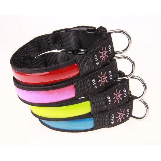 Pet USB Charging LED Anti-lost Luminous Collar