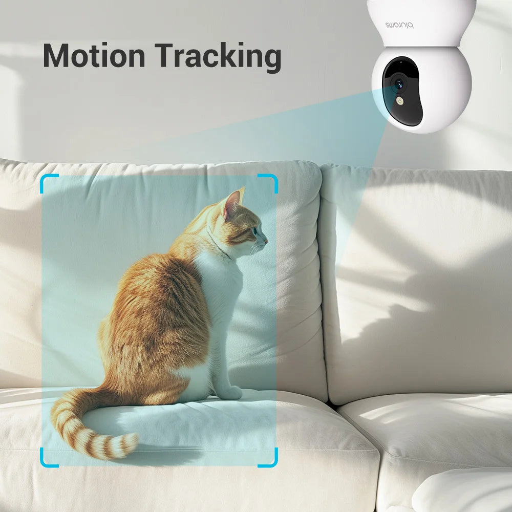 blurams Pet Camera 2K, 360° Indoor Security Camera