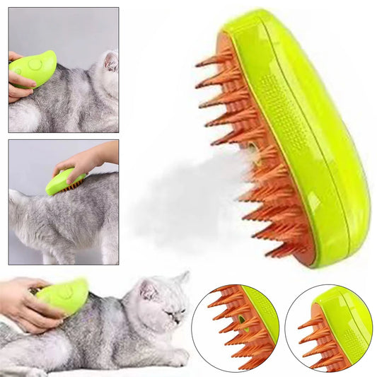 3 In 1 Cat Steamy Brush Dog Grooming Comb