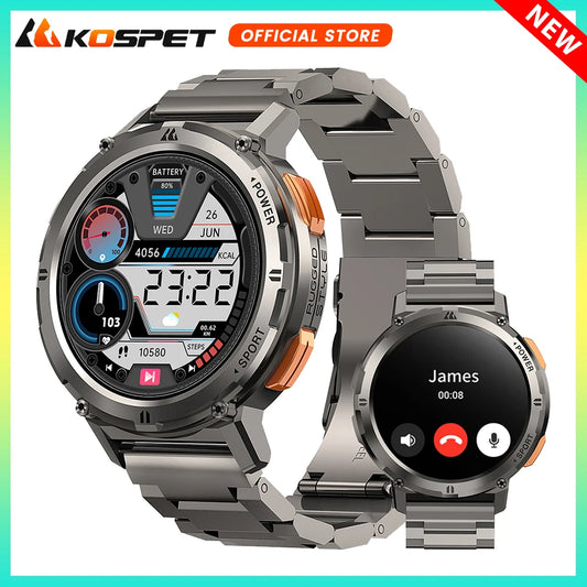 2024 Original KOSPET TANK T2 Smart Watch For Men