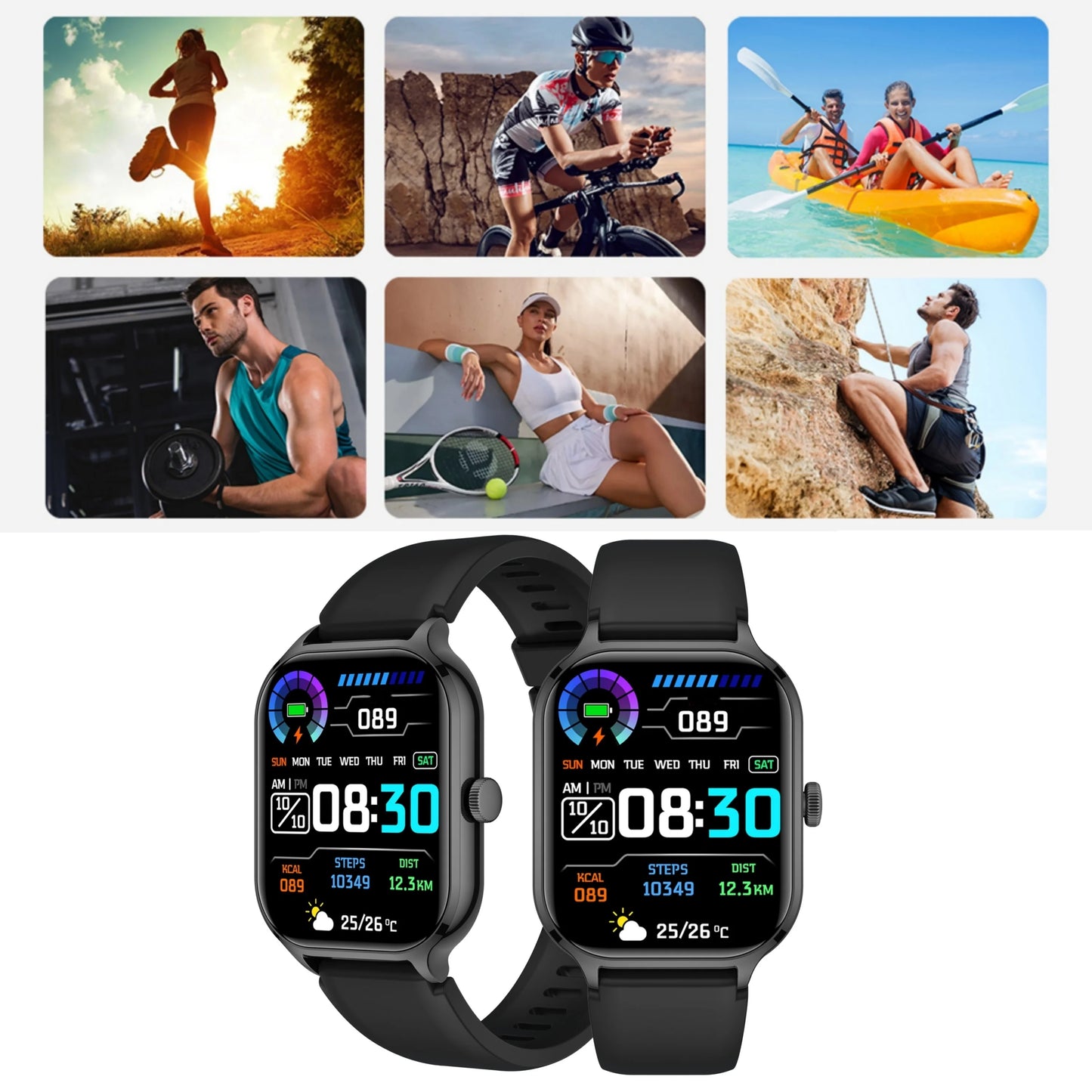 Smart watch, wireless calling/dial, multi-Sport mode