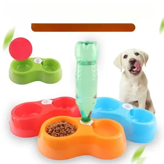 Dual Port Dog Automatic Water Dispenser Feeder