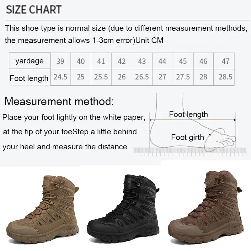 Tactical Boots Durable Training Shoes Sports Climbing