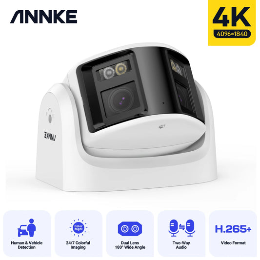 ANNKE Smart Home 180° Wide View Outdoor Video POE Camera