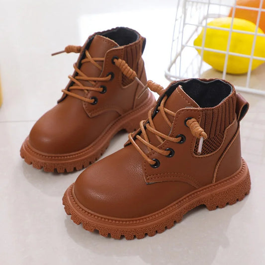 Baywell Spring Kids Boots Shoes 1-5 Years