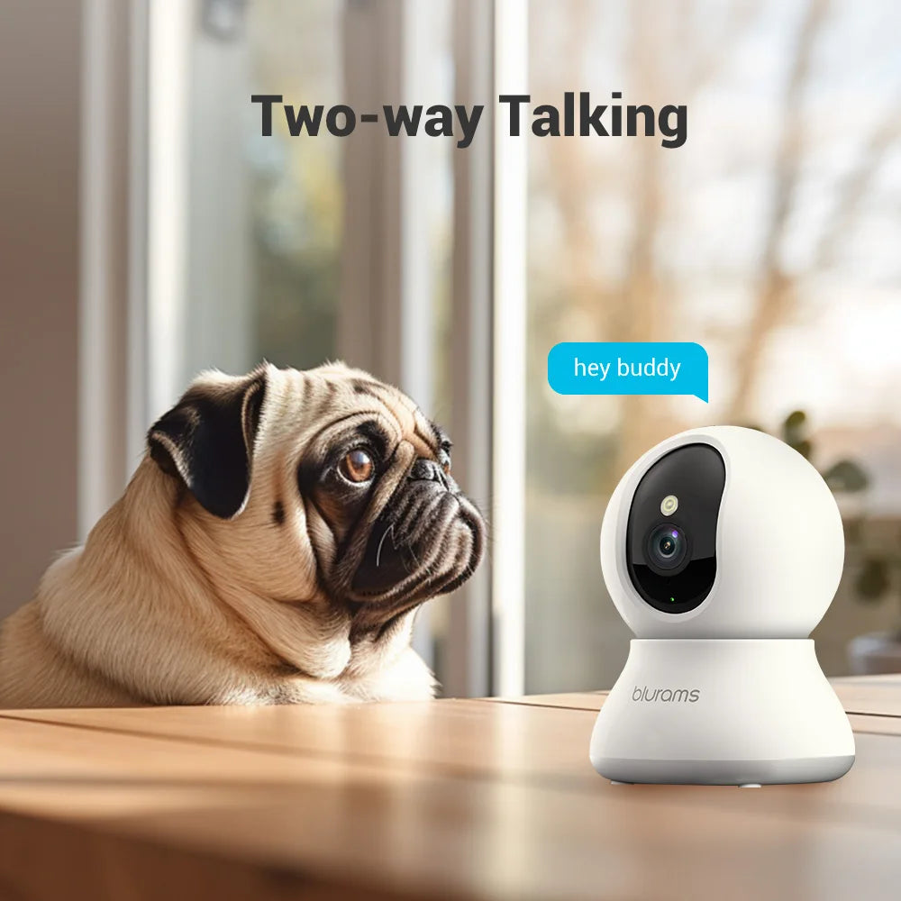 blurams Pet Camera 2K, 360° Indoor Security Camera