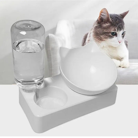 Cat Food Bowl Pet Feeder