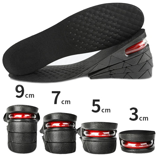 1pair 3-9cm Invisible Height Increase Insole