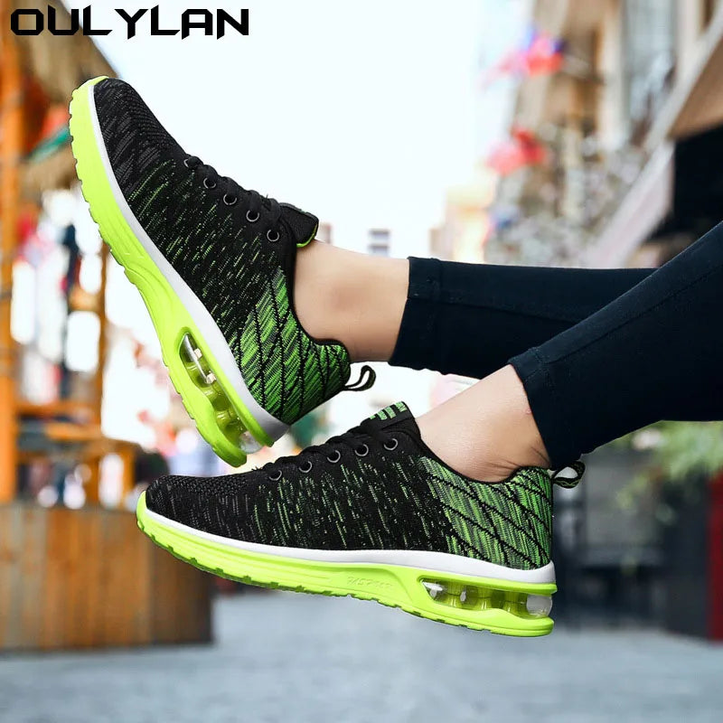 Oulylan Men Running Shoes Breathable Mesh