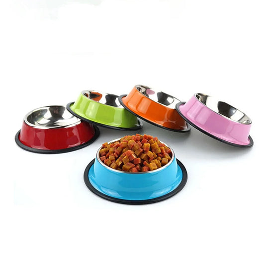 New Pet Dog Stainless Steel Bowls