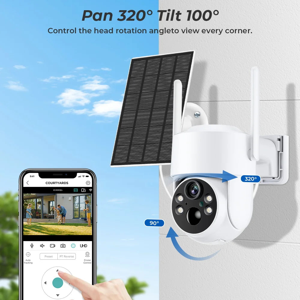 Camera Outdoor Wireless Solar IPCamera