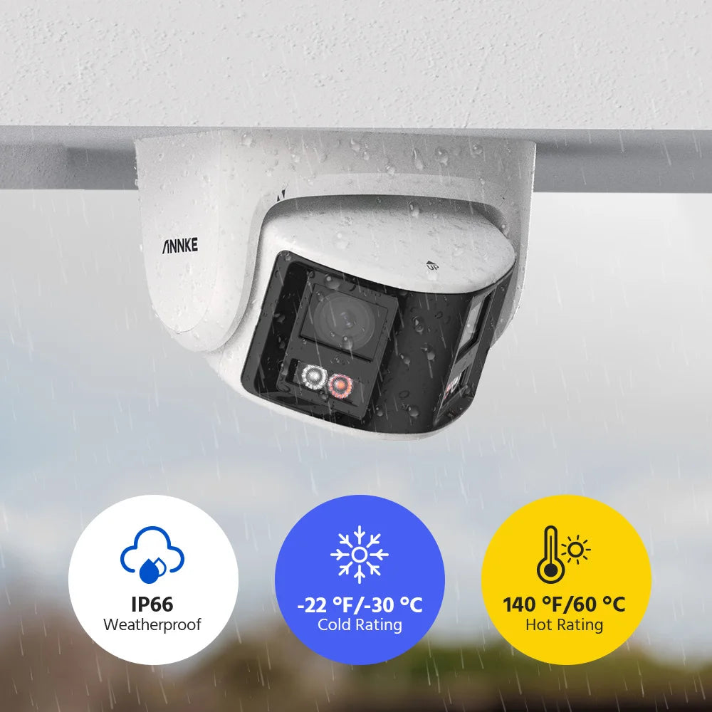 ANNKE Smart Home 180° Wide View Outdoor Video POE Camera