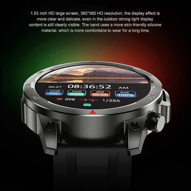 2024 New Bluetooth Calling Men's Smartwatch