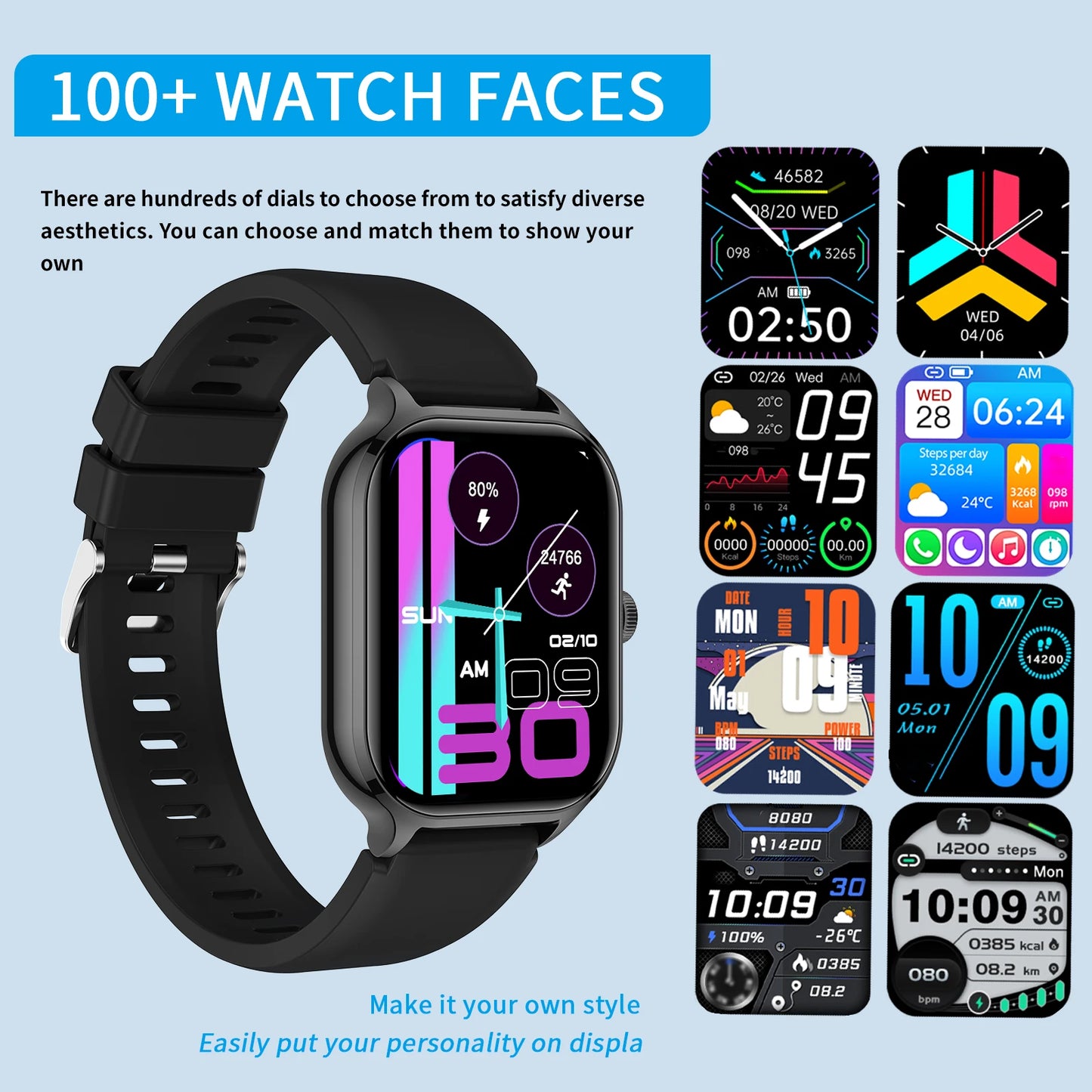 Smartwatch, Wireless Talk/Dial, Multi-Sport